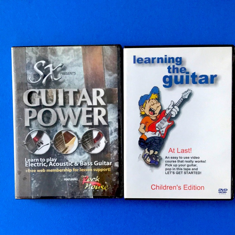 Bundle: Learn to Play Guitar DVDs - Electric, Acoustic & Bass + Kids Edition